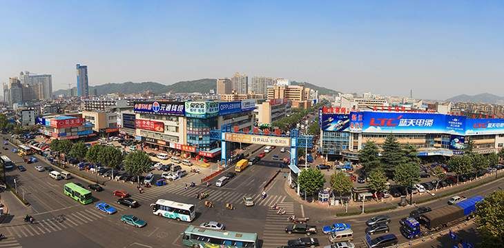 杭州萧山商业城服装皮革市场