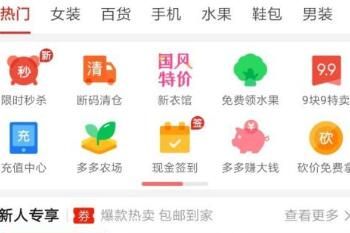 拼多多 拼多多首页商品是什么意思